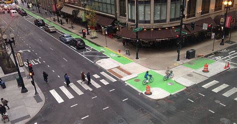 America's best new bike lanes of 2016 | Bike lane, Urban planning ...