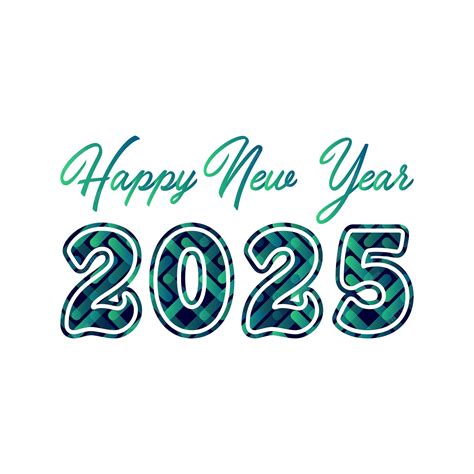 Premium Vector | 2025 typography logo design concept happy new year ...