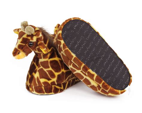 Giraffe Slippers | Giraffe Animal Slippers | Giraffe Slipper