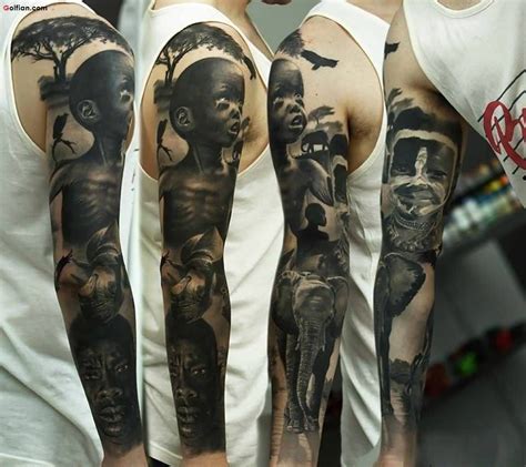 Culture African Tattoo | Africa tattoos, African tattoo, African sleeve ...