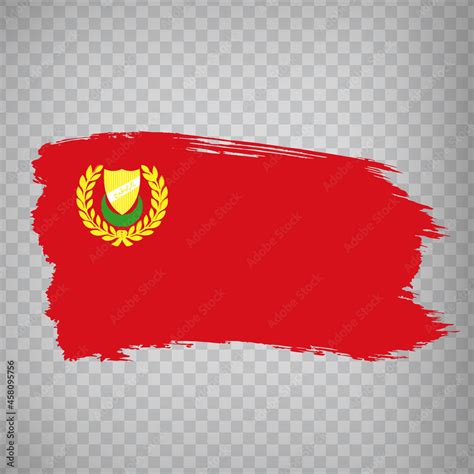 Flag Kedah brush strokes. Flag Kedah on transparent background for your ...