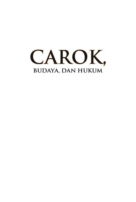 (PDF) Carok, Budaya dan Hukum | Surya Guritno - Academia.edu