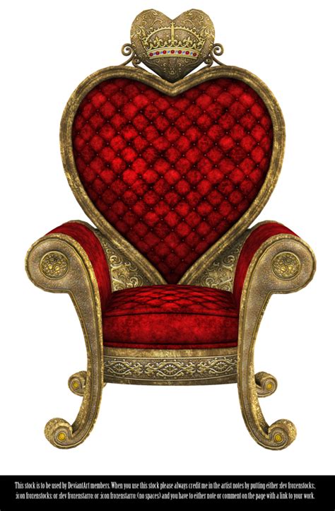 Queen of Hearts Throne Render 01 by frozenstocks on DeviantArt Sofa ...