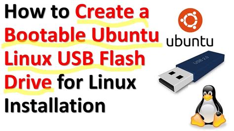 How to Create a Bootable Ubuntu Linux USB Flash Drive (USB Stick) for Linux Installation - YouTube