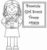Girl Scout Brownies Coloring Pages  Coloring Home sketch template