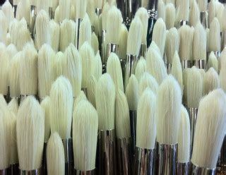 White Paint Brushes | White paintbrushes sitting on display,… | Flickr