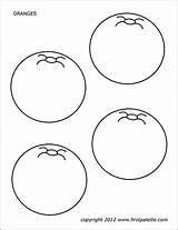 Oranges Coloring Pages sketch template