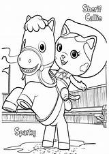 Clementine From Sheriff Callie Coloring Page  Free Printable sketch template