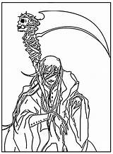 Undertaker From Black Butler Coloring Page  Free Printable Pages sketch template