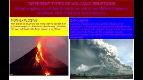 Different Types of Volcanic Eruption - YouTube