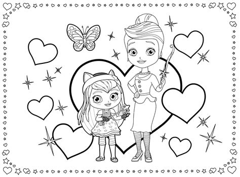 Treble from Little Charmers Coloring Page - Free Printable Coloring Pages for Kids