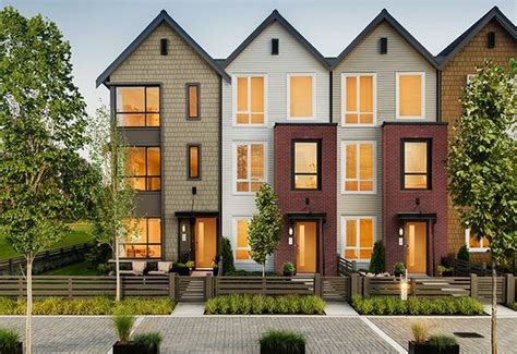 20+ Modern Townhomes Architecture Design You Need to Know | Townhouse exterior, Townhouse ...