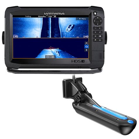 Lowrance HDS-9 Carbon Multifunction Display with StructureScan 3D Module and 3D Transom Mount ...