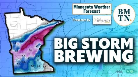 Minnesota weather: Two rounds of snowfall Thursday through Saturday - Bring Me The News