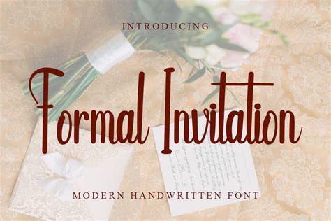 Formal Invitation Font by FL Space · Creative Fabrica