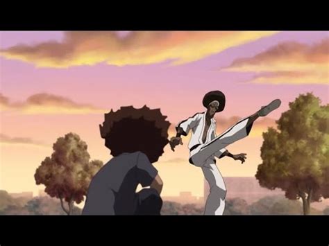 The Boondocks - Huey vs. Bushido Brown - YouTube