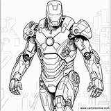 Iron Man 46 coloring Page sketch template