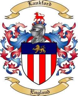 Lankford Family Crest from England by The Tree Maker