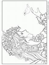 Unleash Your Imagination With Fantasy Adult Coloring Pages sketch template