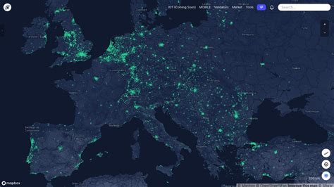 Helium Network Coverage Map