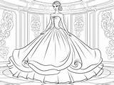 Printable Bride Coloring Page  sketch template