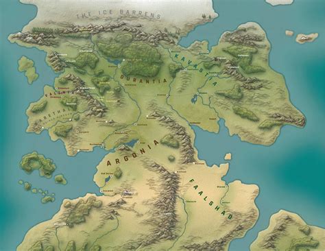 [OC] My homebrew campaign world map : DnD | Fantasy world map, World map, Dnd world map