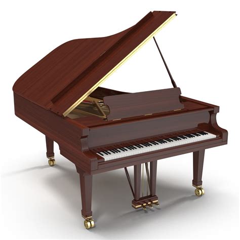 3d model grand piano