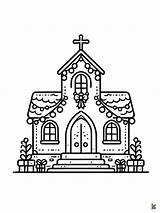 Church Coloring Pages – ColoringPagesKC sketch template