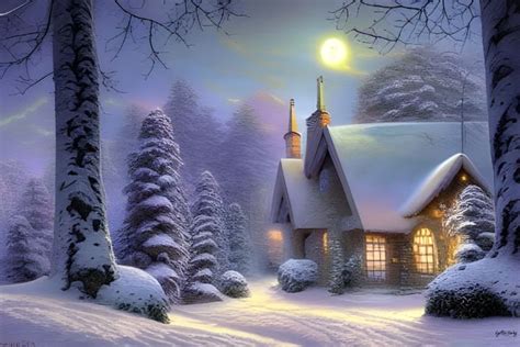 Cozy Winter Scene - Cindy's Creative Corner - Digital Art & AI ...