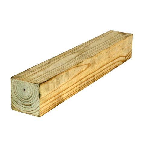 4 in. x 4 in. x 10 ft. #2 Pressure-Treated Timber-4220254 - The Home Depot