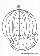 Watermelon Coloring Pages sketch template