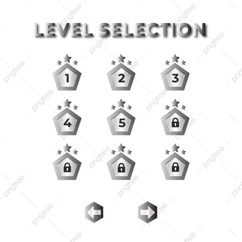 Unlock Game Vector Hd Images, Unlock Game Level Transparent Design, Stage, Ui, Interface PNG ...