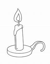 Candle Coloring Sheet  Home sketch template