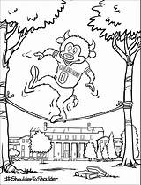 Coloring Page Buffs Together University Of Colorado Boulder  sketch template