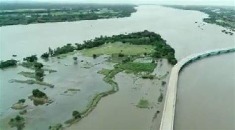 Cauvery water released from Kallanai dam in Tamil Nadu's Thanjavur district