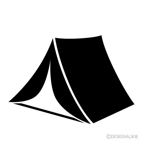 Tent Silhouette Clip Art Free PNG Image｜Illustoon