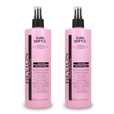 Revlon Realistic Curl Softly Activator Moisturizer Hair Spray 15 Oz ...