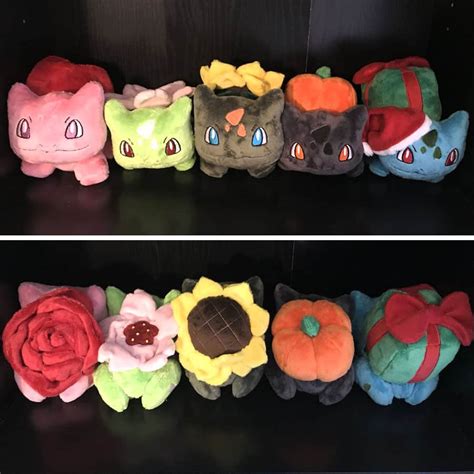 Seasonal Bulbasaur Plushies - Shut Up And Take My Yen