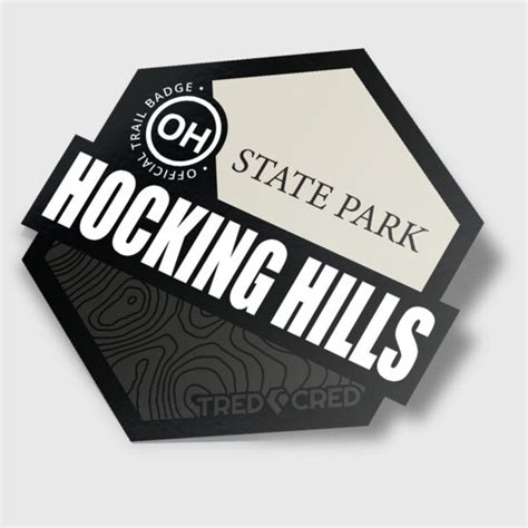 Hocking Hills State Park Sticker - Tred Cred