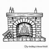 Fireplace Coloring Pages  Free & Printable sketch template