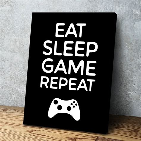 Gaming Poster Gamer Wall Art Gaming Canvas Wall Art - Etsy