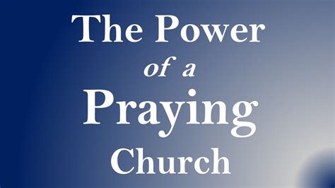 "The Power of a Praying Church"~Pastor Quentin Q. Byrd - YouTube