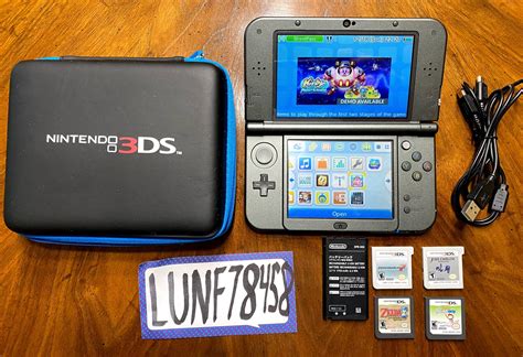 New Nintendo 3DS XL - Black, 1GB - LUNF78458 - Swappa