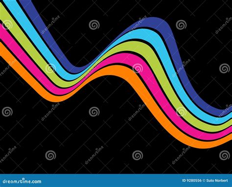 Colorful Stripes Background Stock Illustration - Illustration of design ...