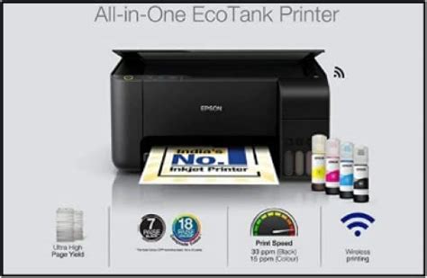 Compare Epson EcoTank L3250 A4 Wi-Fi All-in-One Ink Tank Printer Ink & EcoTank L3252 Wi-Fi All ...