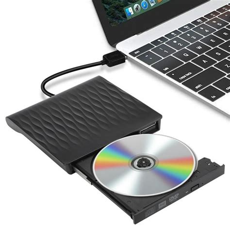 External DVD Drive, EEEkit USB 3.0 Portable CD/DVD+/-RW Drive/DVD Player for Laptop CD ROM ...