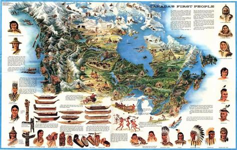 Canada’s First People – Map | Indigenous people of canada, First ...