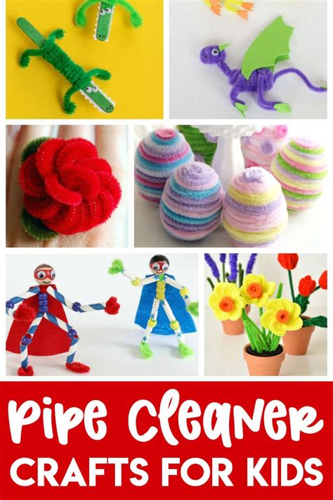 20+ Awesome Pipe Cleaner Crafts for Kids - Happiness is Homemade