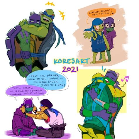 a tired hoe on Twitter: "Turtle bros #rottmnt #fanart… " in 2021 | Tmnt ...