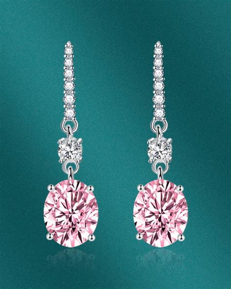 Share more than 80 pink diamond drop earrings best - 3tdesign.edu.vn